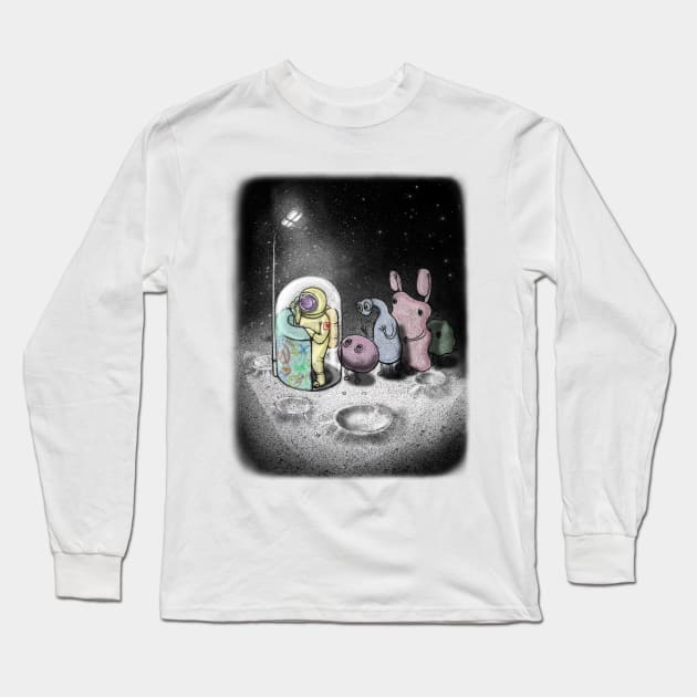 hello mom Long Sleeve T-Shirt by makapa